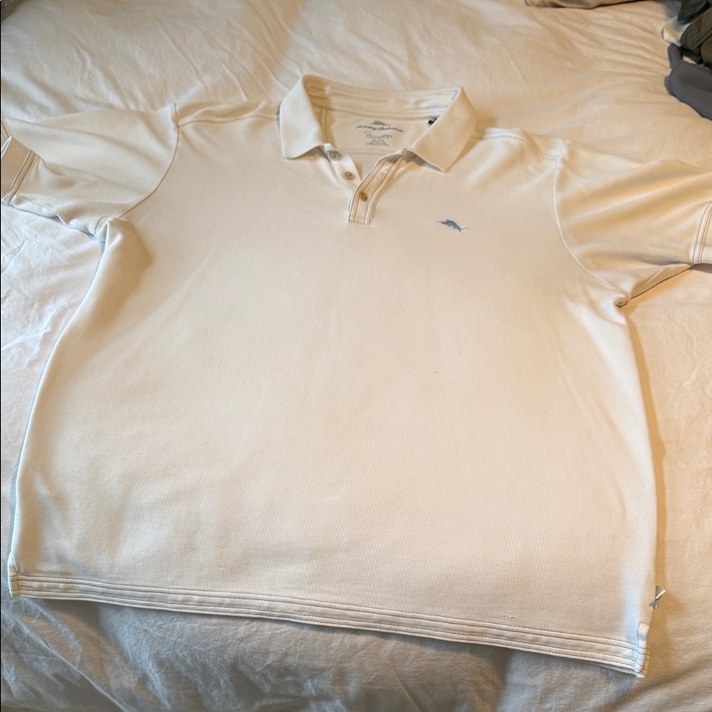 Tommy Bahama White Polo Shirt